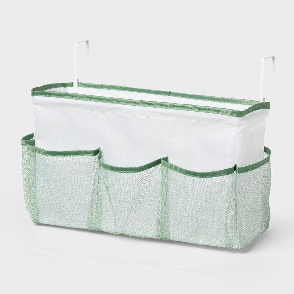 Room Essentials Over-the-Door Fabric Storage Caddy with Mesh Pockets